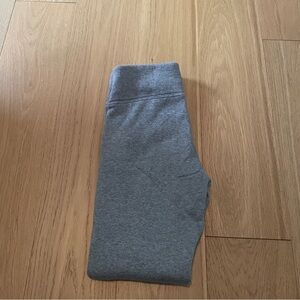 Justice girls grey leggings with fleece lining